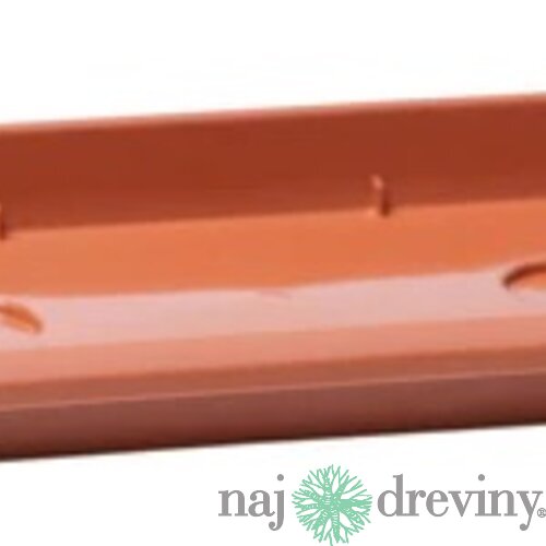Podložka pod kvetináč truhlík 60cm AGRO IP60é hnedá plastová PROSPERPLAST