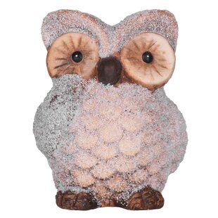 Postavička Vianoce, Sova, terakota, 9x8x9,5 cm