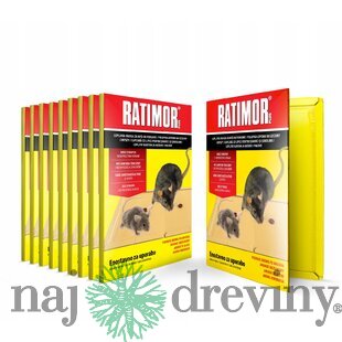 RATIMOR - lepová pasca kniha na myši a potkany - 1ks