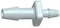 Redukcia na hadicu 9,5 x 6,4 mm