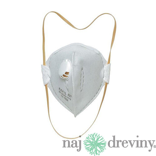 Respirator REFIL 731, EN 149+A1 FFP2 NR, s ventilčekom
