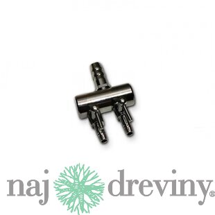 Rozdeľovač na hadicu 2-cestný 4 / 6 mm
