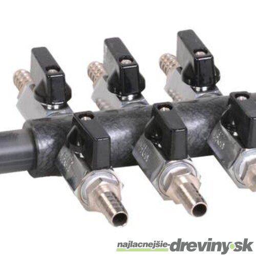 Rozdeľovač na hadicu 6-cestný 18 / 6 x 9 mm
