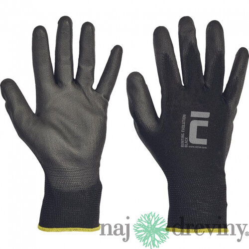 Rukavice BUNTING Evolution Black 09/L záhradné