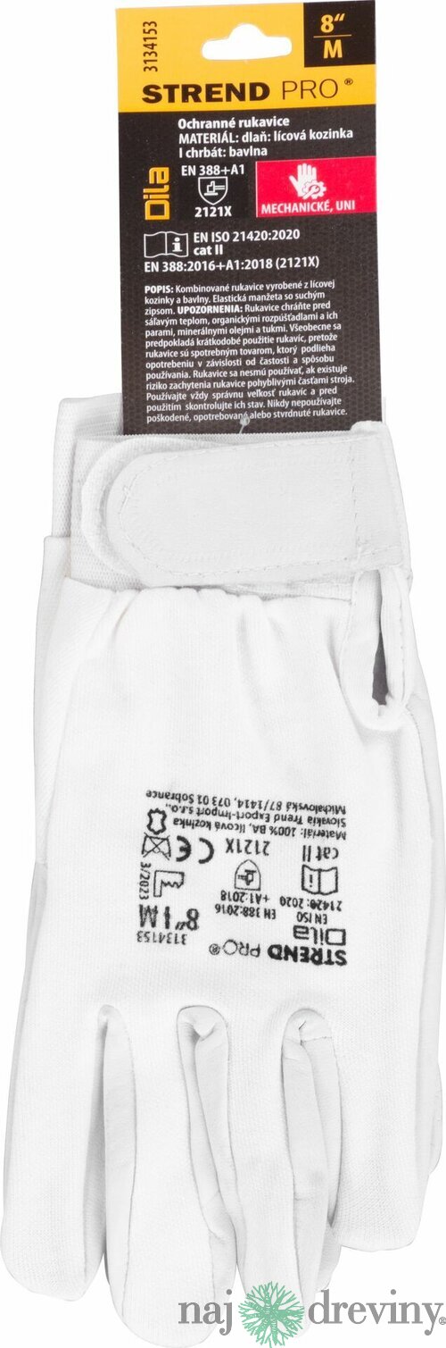Rukavice Strend Pro Dila, textil/koža, veľkosť 08/M