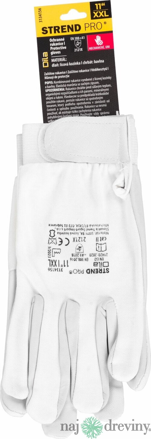 Rukavice Strend Pro Dila, textil/koža, veľkosť 11/XXL
