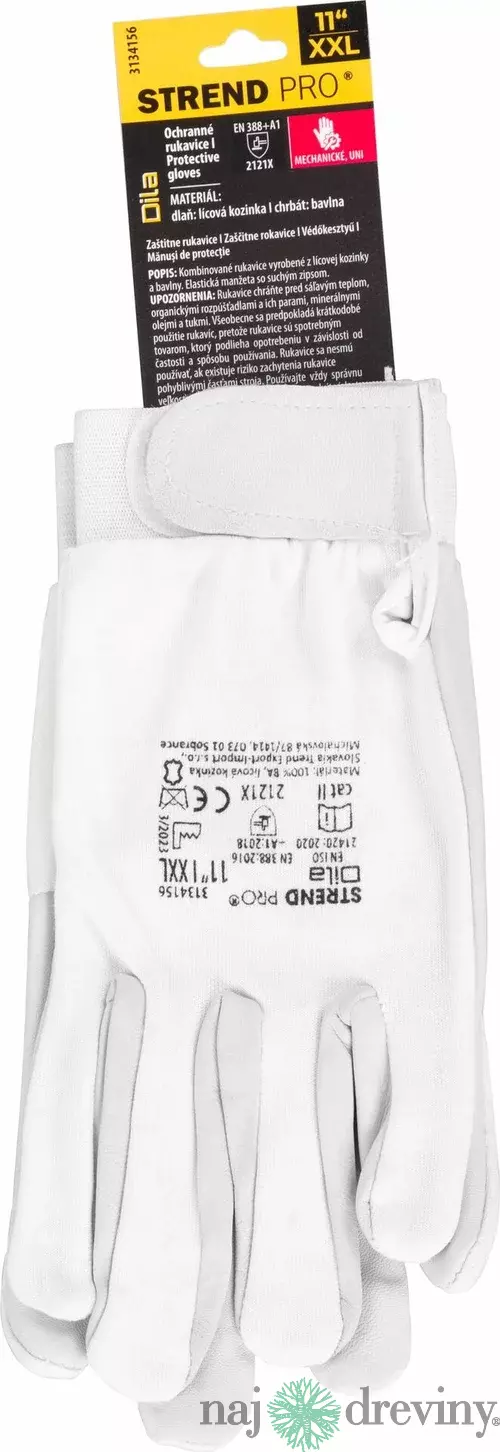 Rukavice Strend Pro Dila, textil/koža, veľkosť 11/XXL