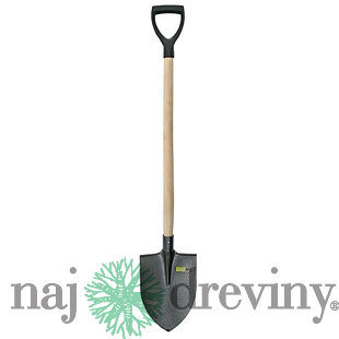 Rýľ S506.WH špicatý, KomaXit, drevená násada D
