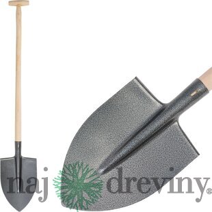 Rýľ S506.WH špicatý, KomaXit, drevená násada T