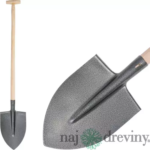 Rýľ S506.WH špicatý, KomaXit, drevená násada T