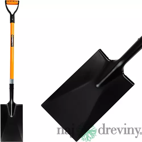 Rýľ S5413 rovný, násada sklolaminát D