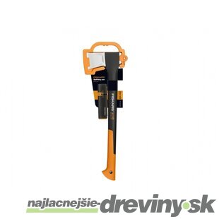 Sada FISKARS sekera X17 1015641 + ostrič 1000601 1020182