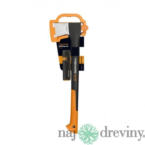 Sada FISKARS sekera X17 1015641 + ostrič 1000601 1020182