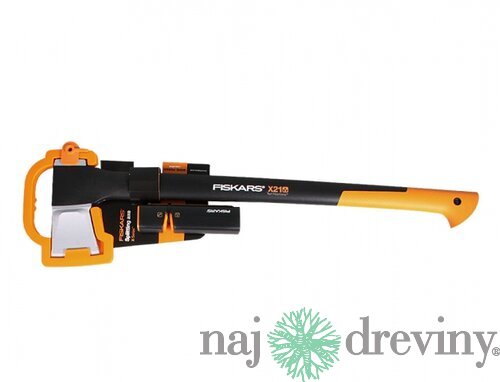 Sada FISKARS sekera X21 + ostrič XSHARP 1019333