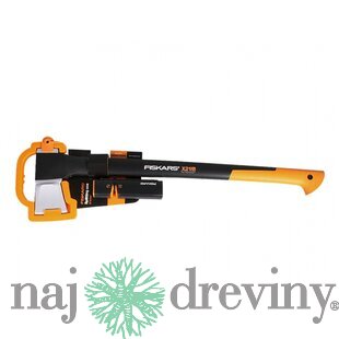 Sada FISKARS sekera X21 + ostrič XSHARP 1019333