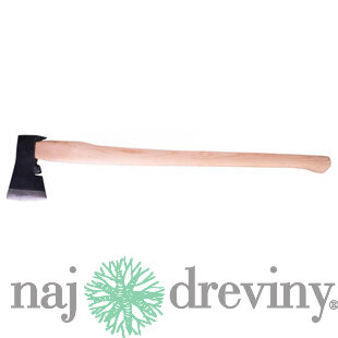 Sekera P516 900g, tesárska podbíjačka, široká, s drevenou násadou, Made in Slovakia