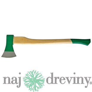 Sekera Strend Pro AX202 1600 g, Green, A613, drevená násada 900 mm