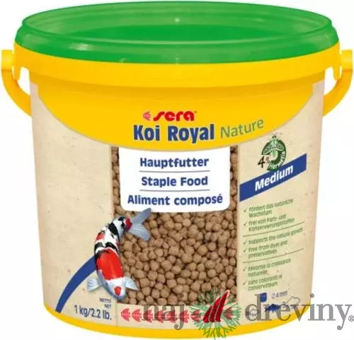 Sera krmivo pre ryby Koi Royal Nature Medium 3800 ml