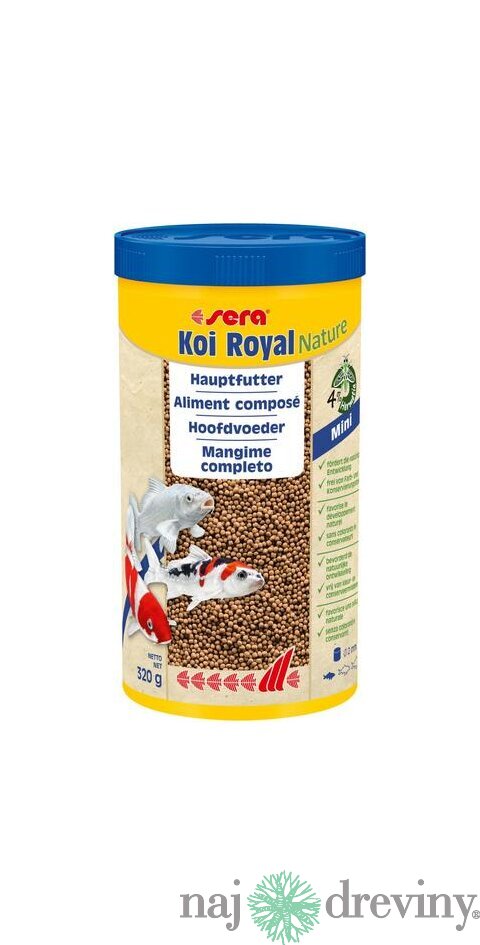 Sera krmivo pre ryby Koi Royal Nature Mini 1000 ml