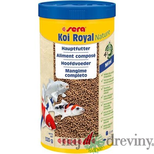 Sera krmivo pre ryby Koi Royal Nature Mini 1000 ml