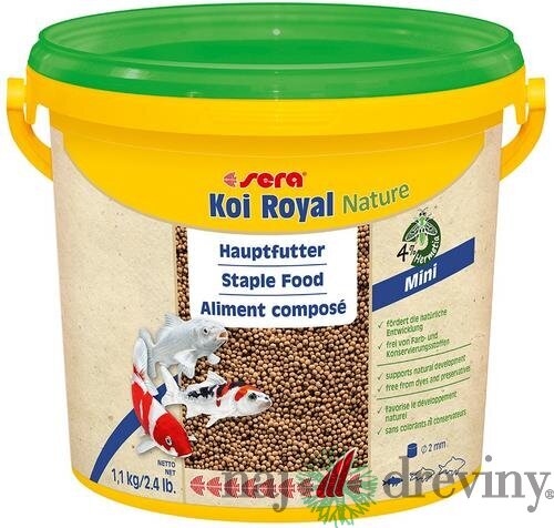 Sera krmivo pre ryby Koi Royal Nature Mini 3800 ml