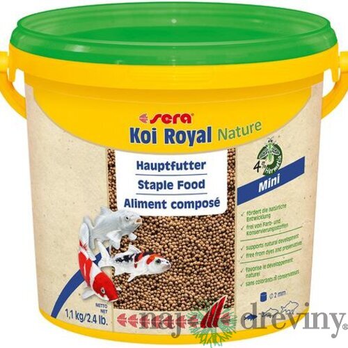 Sera krmivo pre ryby Koi Royal Nature Mini 3800 ml