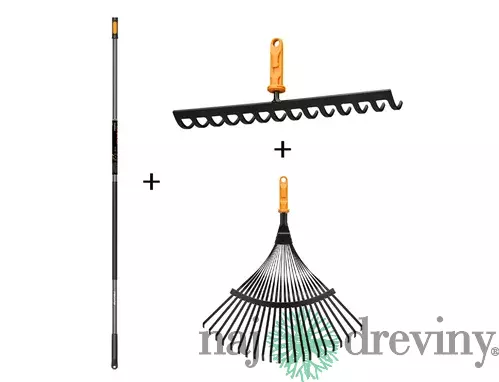 Set FISKARS ONECLICK hrable 1080677 a 1080675+násada 1080547