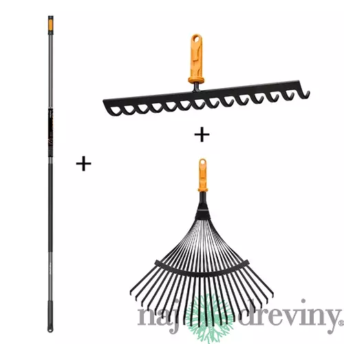 Set FISKARS ONECLICK hrable 1080677 a 1080675+násada 1080547