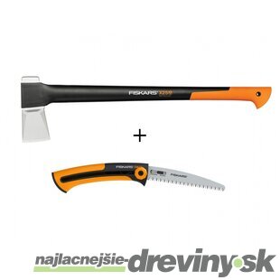 Set FISKARS sekera X25 1015643 +pílka 1000613 1025437