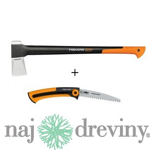 Set FISKARS sekera X25 1015643 +pílka 1000613 1025437