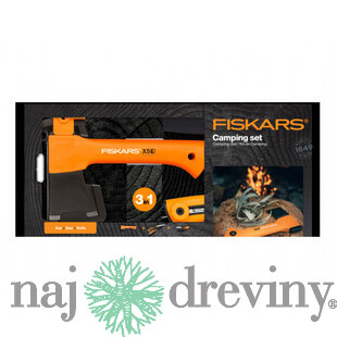 Set kempingový FISKARS sekera X5+nôž Hardware+ pílka 1057912