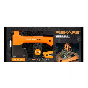 Set kempingový FISKARS sekera X5+nôž Hardware+ pílka 1057912