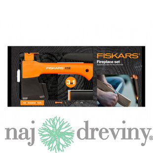 Set na oheň FISKARS sekera X5 + nôž + ostrič 1057913