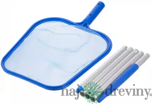 Sieťka Strend Pro Pool, na lístie, s násadou/tyčou 48“/122 cm, bazénová
