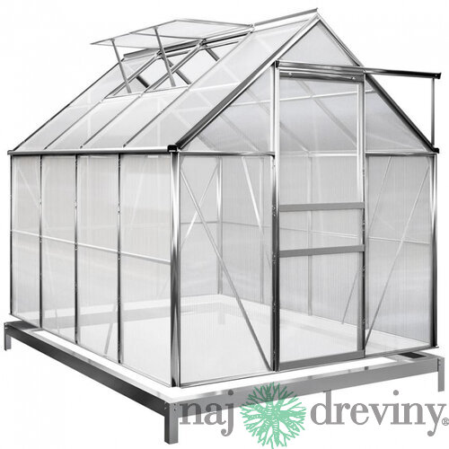 Skleník Greenhouse, Alu, PC 6 mm, 250x190x195 cm