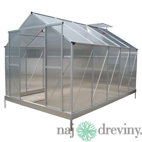 Skleník Strend Pro Greenhouse, Alu, polykarbonát PC 6 mm, 250x370x195 cm