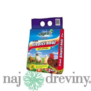 Slepačí hnoj - organické hnojivo 3 kg