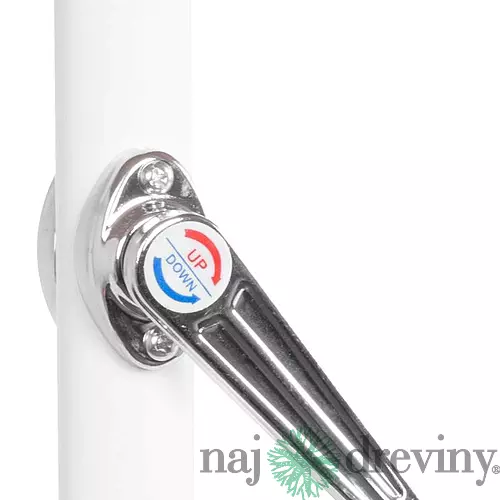 Slnečník ZINA 230 cm, 34/34 mm, béžový, záhradný