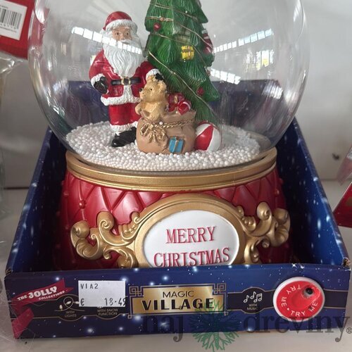 Snehová guľa s LED Magic Village