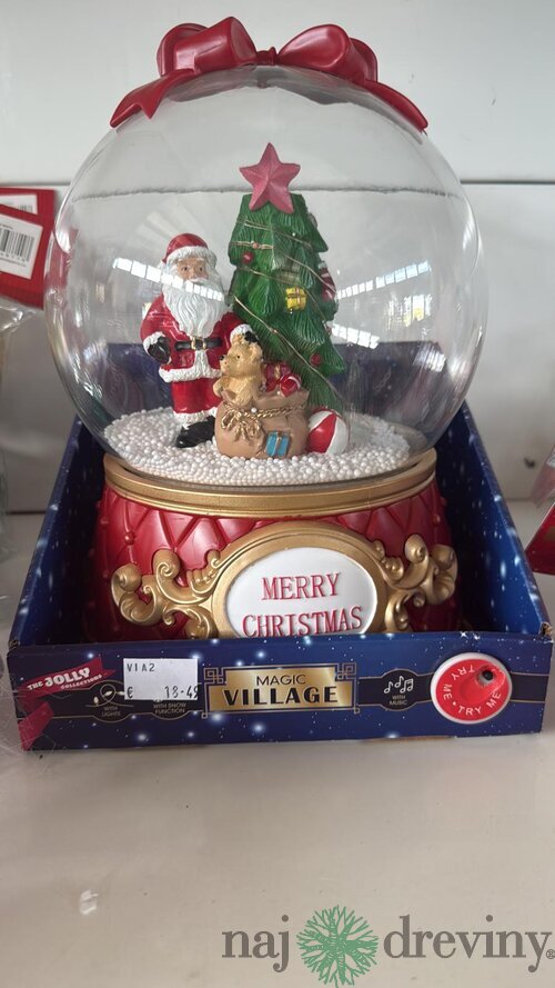 Snehová guľa s LED Magic Village