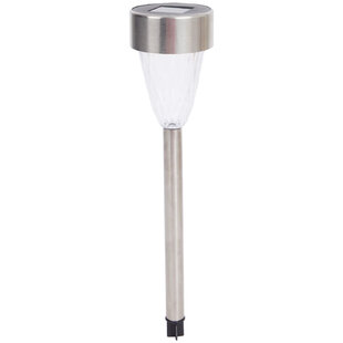 Solárna LED lampa 1ks, strieborná
