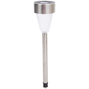 Solárna LED lampa 1ks, strieborná