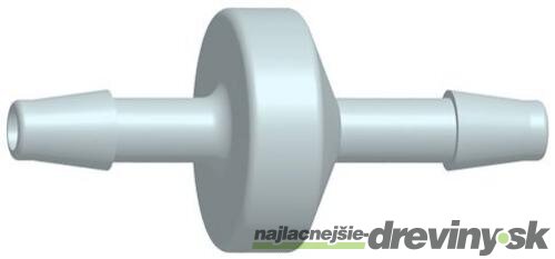 Spätná klapka na hadicu 8 mm