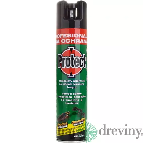 Sprej PROTECT, aerosol, na ničenie lezúceho hmyzu, 400 ml