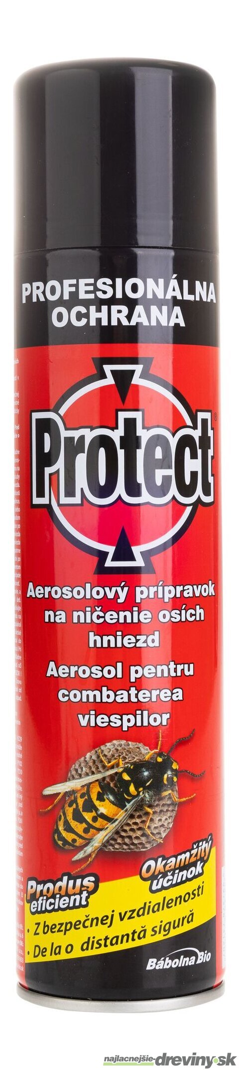 Sprej PROTECT, aerosol, na ničenie osích hniezd, 400 ml
