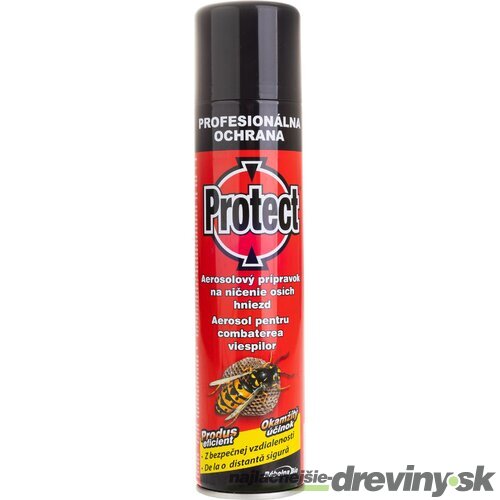 Sprej PROTECT, aerosol, na ničenie osích hniezd, 400 ml
