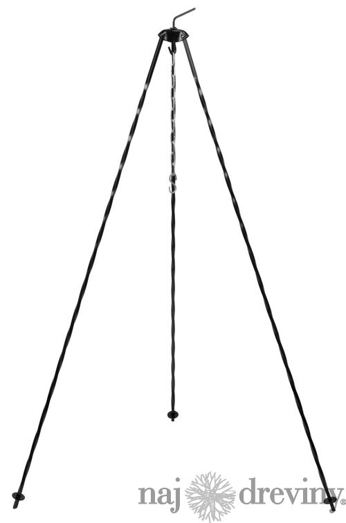 Stojan Piknik-Castler 1200 mm, hák s retiazkou, na kotlík
