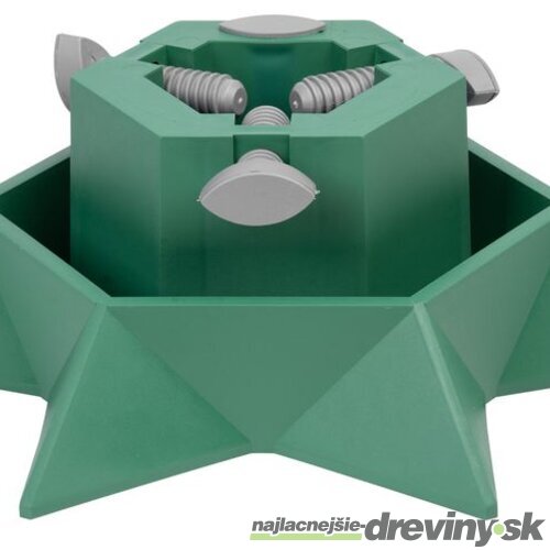 Stojan Vianoce STAR, 395 mm, plastový, na stromček, 90 mm/2.5 m