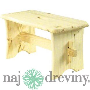 Stolička drevená 39x20x20 cm