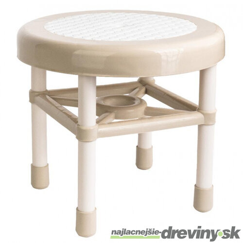 Stolička plastová Strend Pro, mini, okrúhla, stupadlo, priemer 325x285 mm